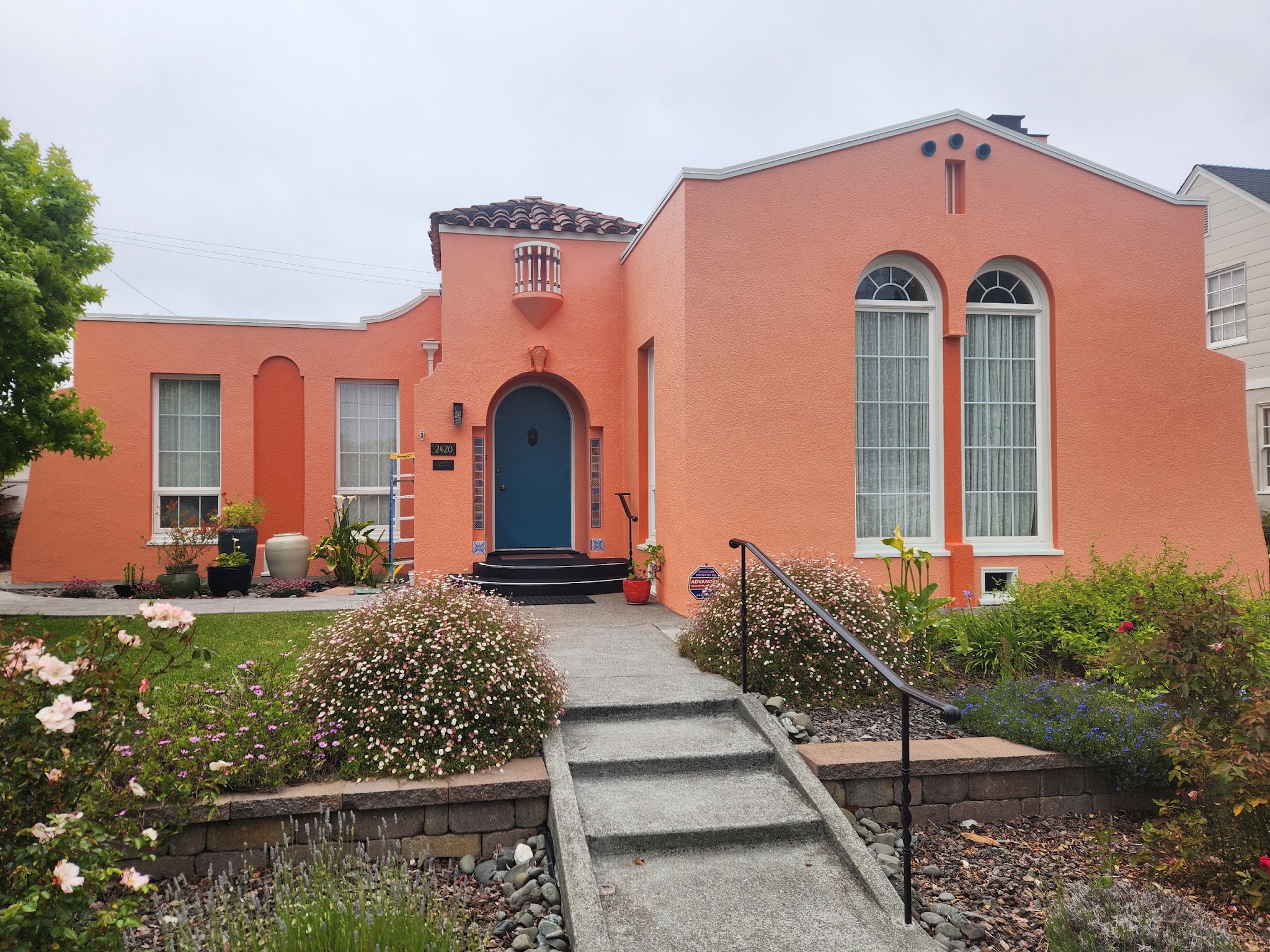 Finished exterior painting project by Excell Painting