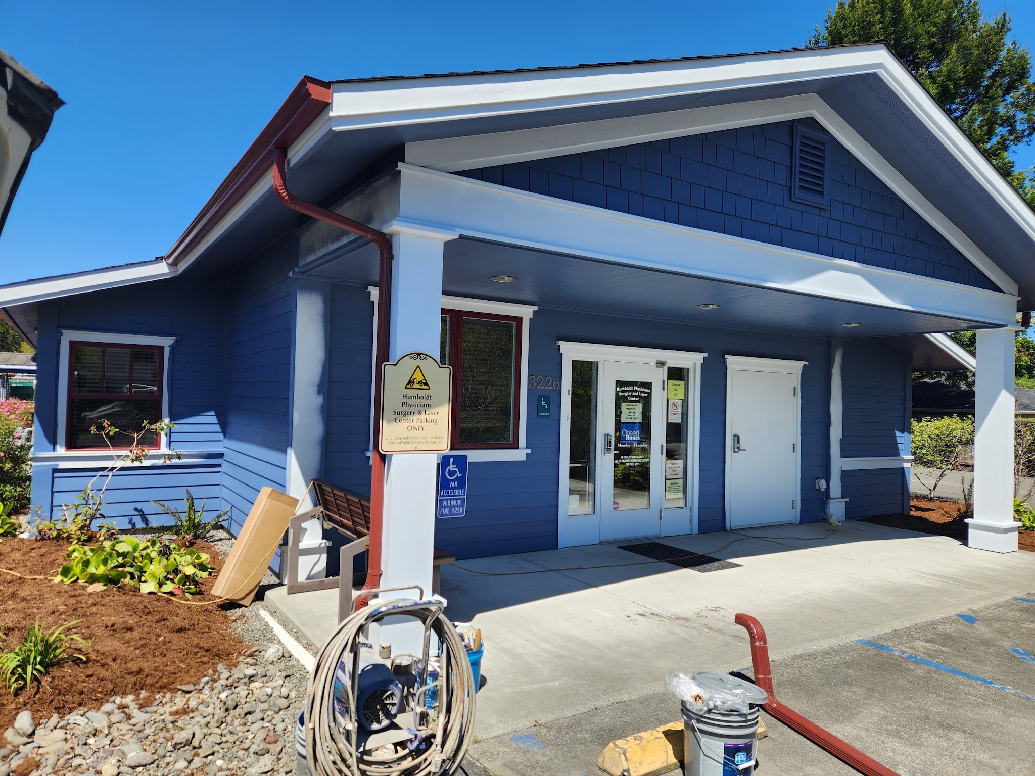 Finished exterior painting project by Excell Painting